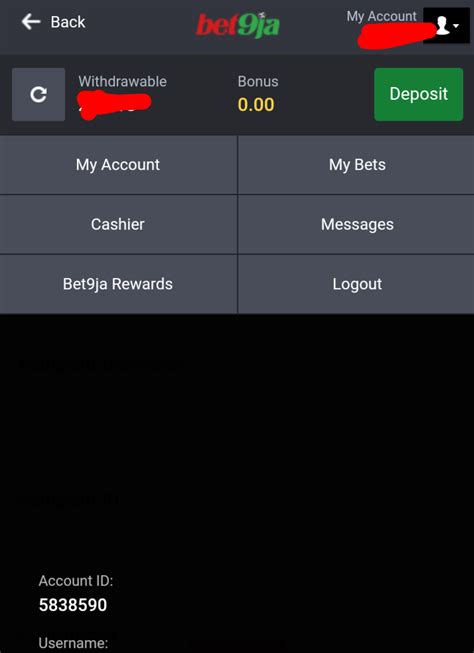 i can't withdraw money from my bet9ja account